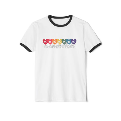 Wanderlust Travel Vintage Ringer Shirt