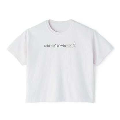 Stitchin' & Witchin' Comfort Colors Shirt