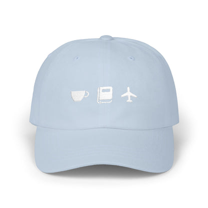 A Few of My Favorite Things Dad Hat | Coffee, Reading, Travel | Embroidery