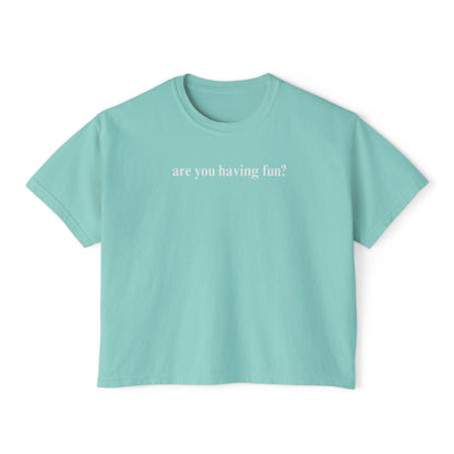 Are You Having Fun? Comfort Colors Shirt