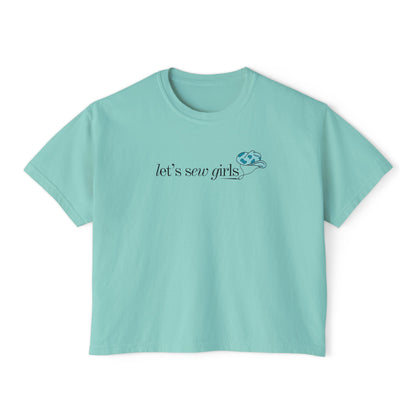 Let's Sew Girls Comfort Colors T Shirt