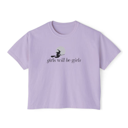 Girls Will Be Girls Witch Comfort Colors Shirt