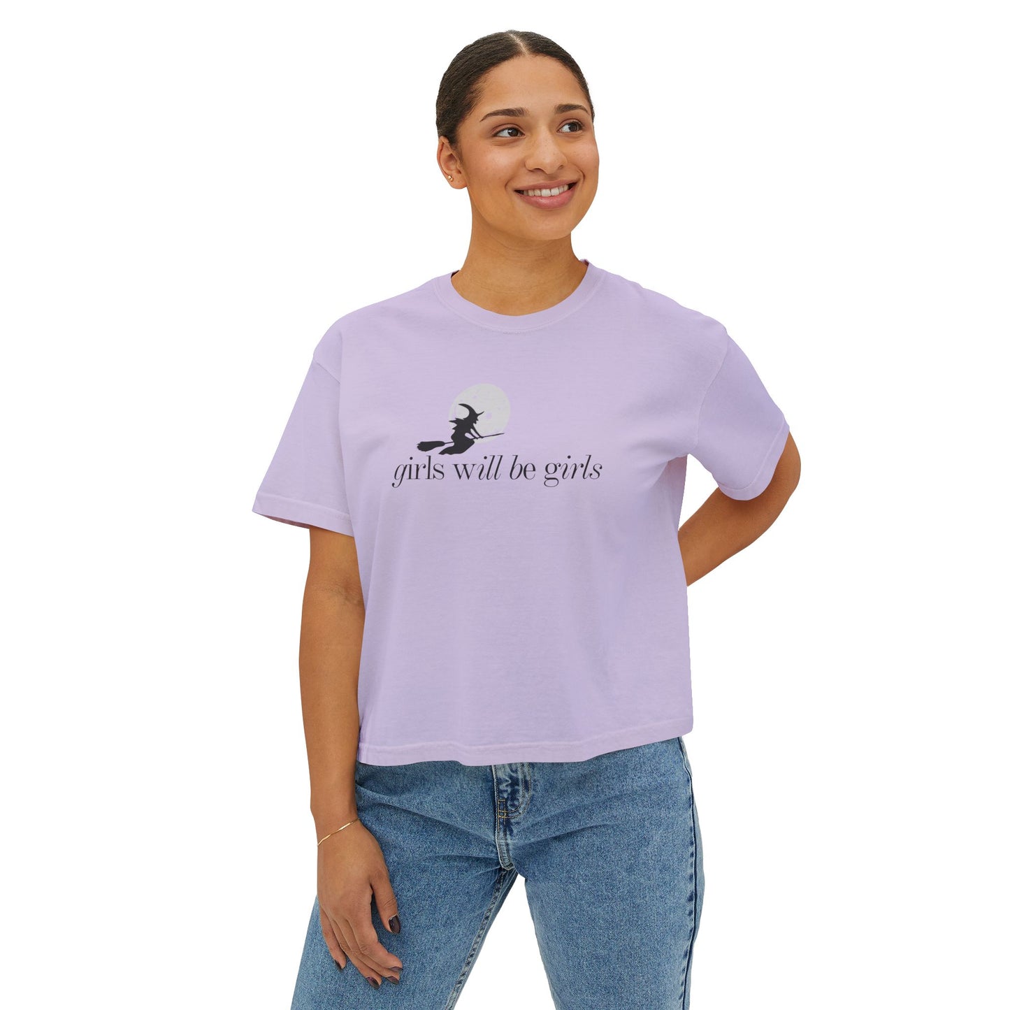 Girls Will Be Girls Witch Comfort Colors Shirt