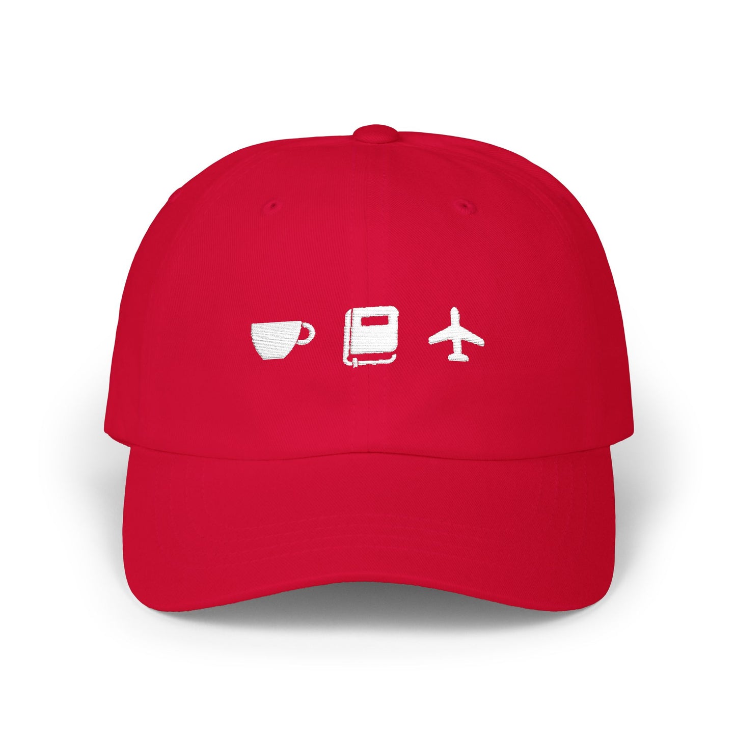 A Few of My Favorite Things Dad Hat | Coffee, Reading, Travel | Embroidery