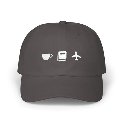 A Few of My Favorite Things Dad Hat | Coffee, Reading, Travel | Embroidery