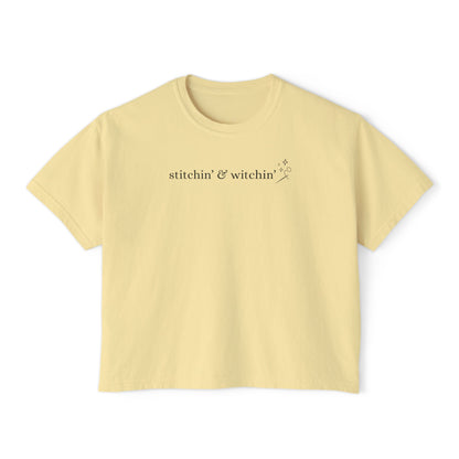 Stitchin' & Witchin' Comfort Colors Shirt