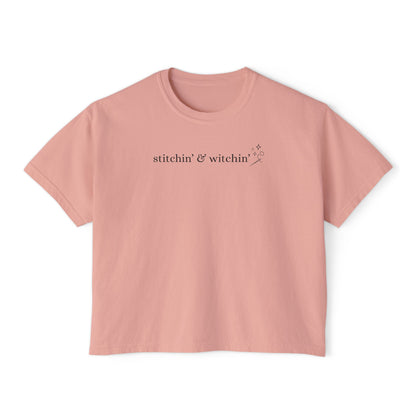 Stitchin' & Witchin' Comfort Colors Shirt
