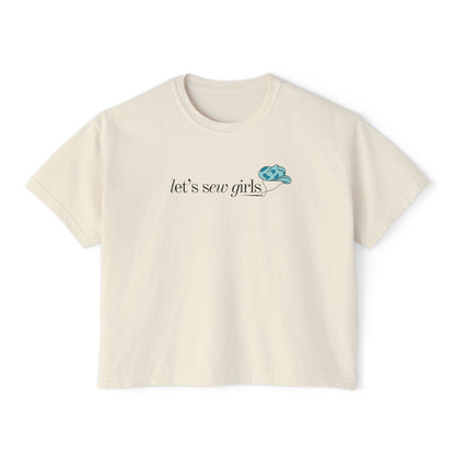Let's Sew Girls Comfort Colors T Shirt