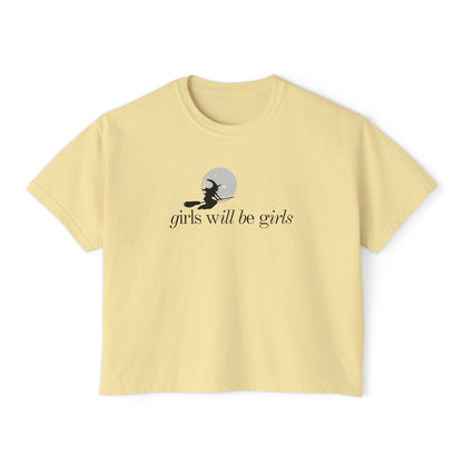 Girls Will Be Girls Witch Comfort Colors Shirt