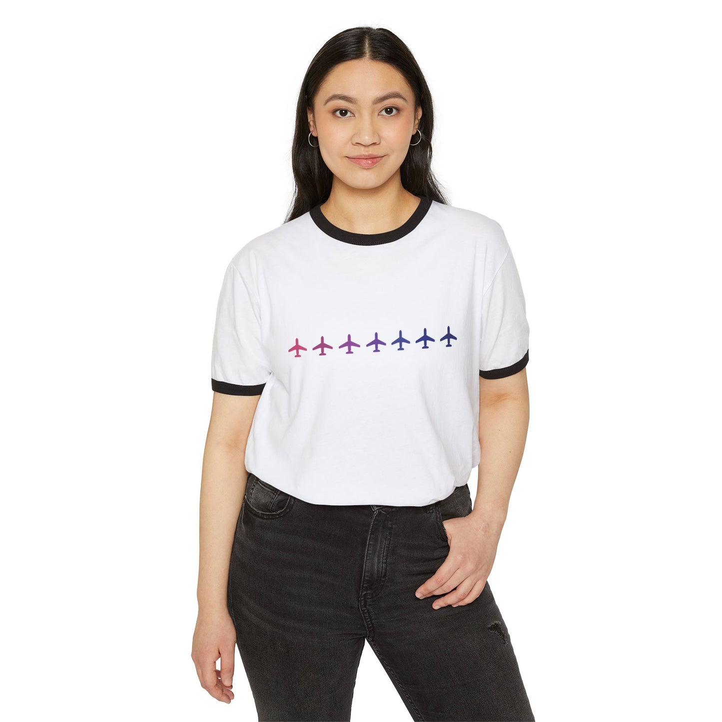 Take Flight Retro Ringer Tee