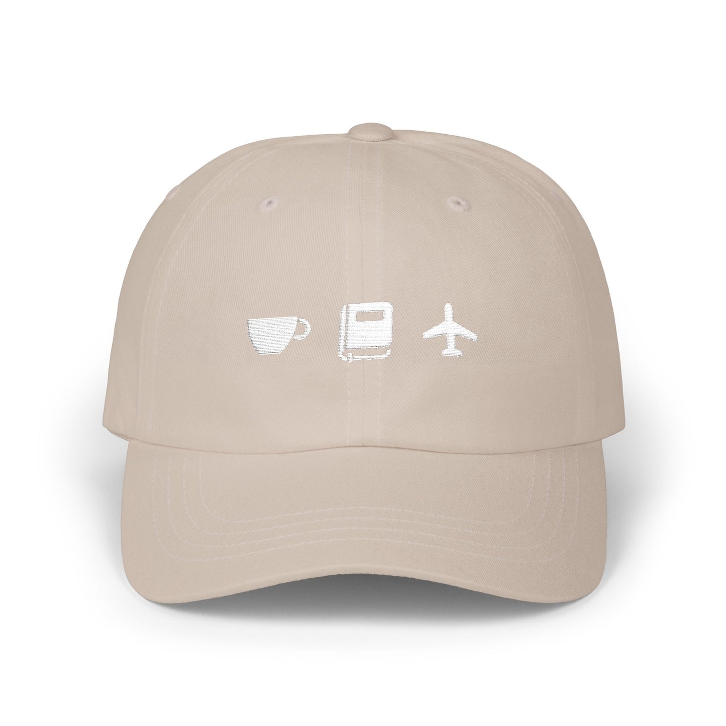 A Few of My Favorite Things Dad Hat | Coffee, Reading, Travel | Embroidery