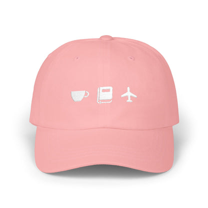 A Few of My Favorite Things Dad Hat | Coffee, Reading, Travel | Embroidery