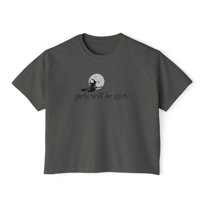 Girls Will Be Girls Witch Comfort Colors Shirt