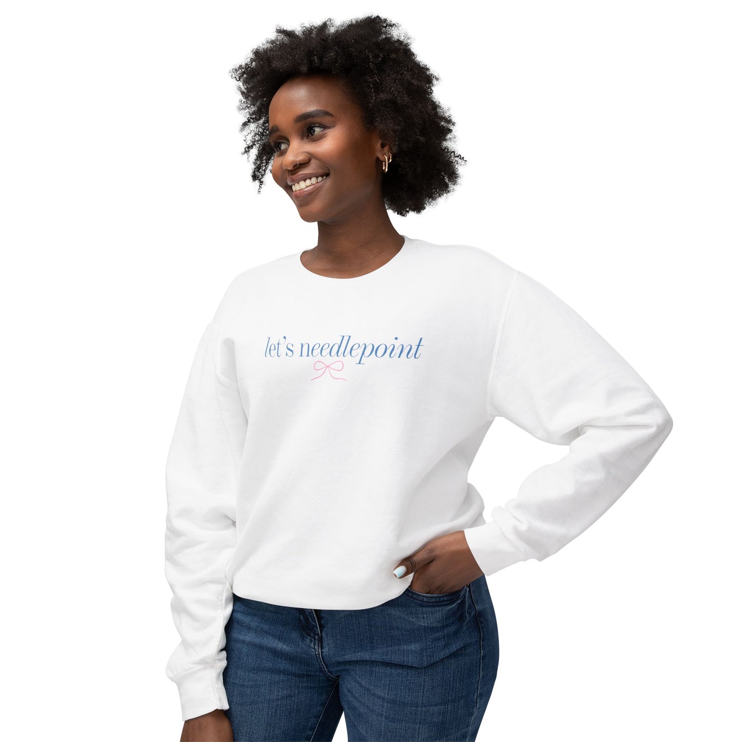 Let's Needlepoint Sweatshirt