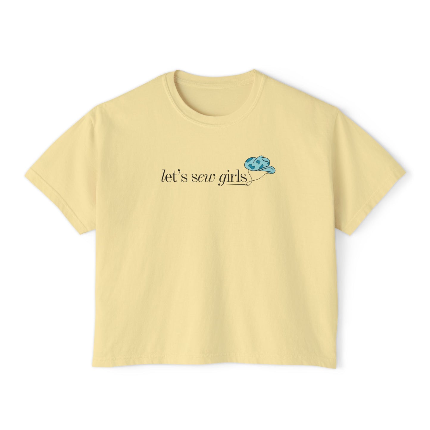 Let's Sew Girls Comfort Colors T Shirt