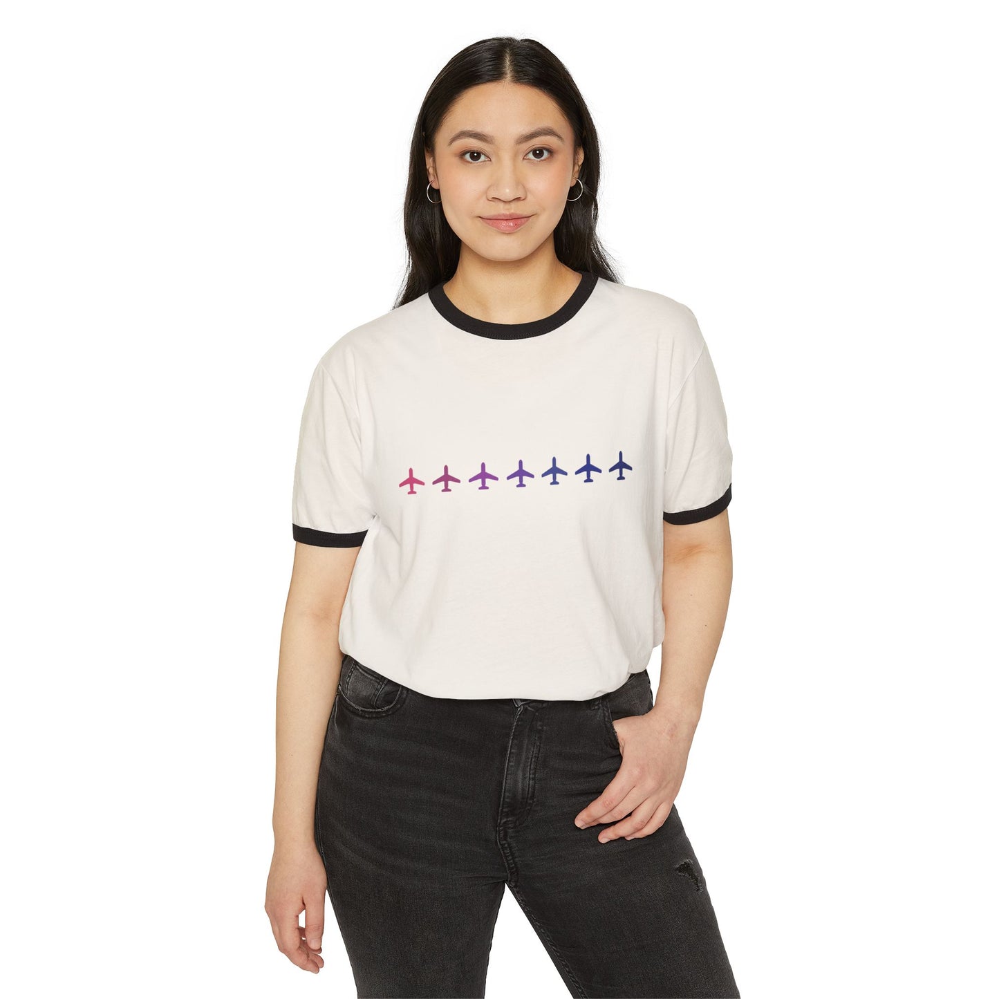 Take Flight Retro Ringer Tee