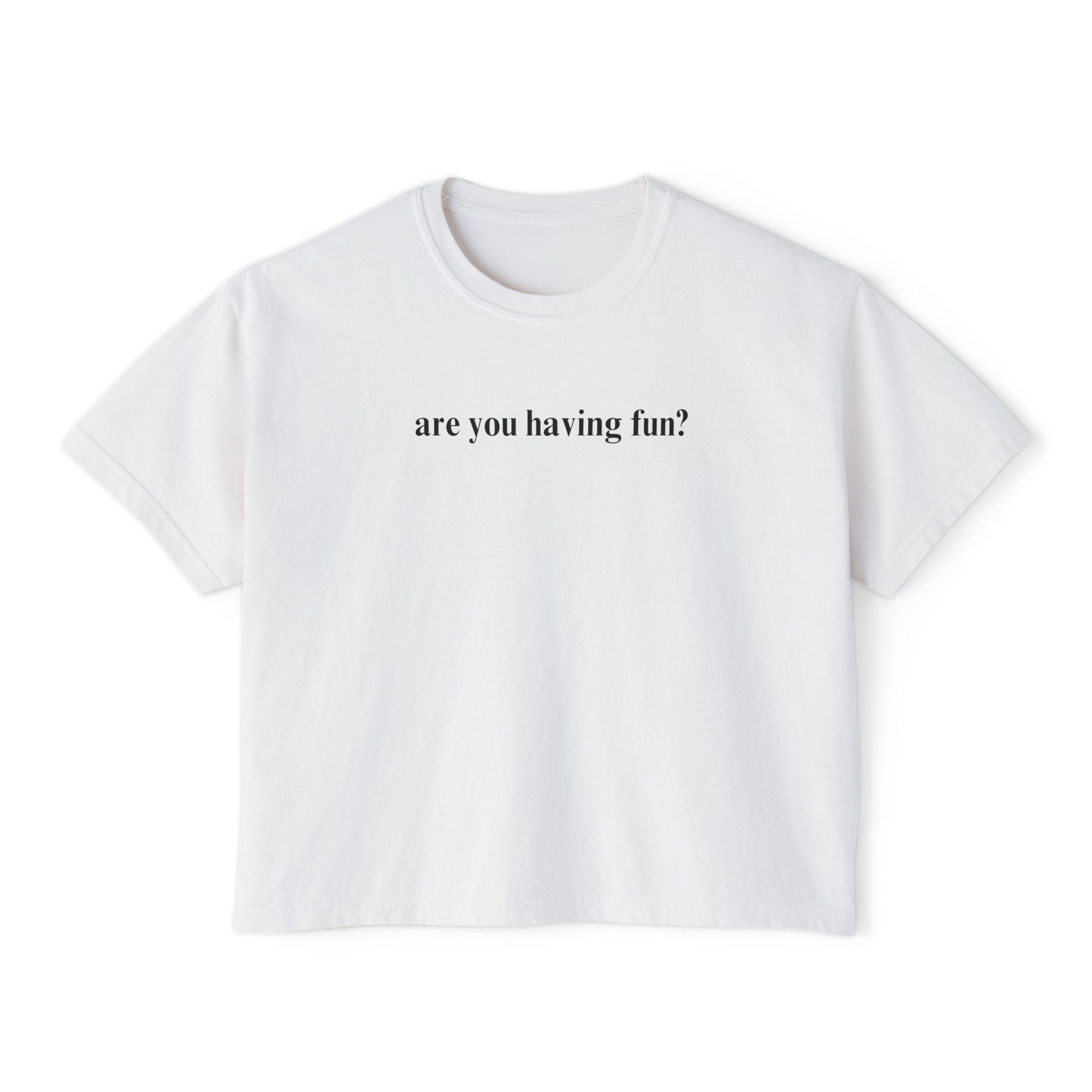 Are You Having Fun? Comfort Colors Shirt
