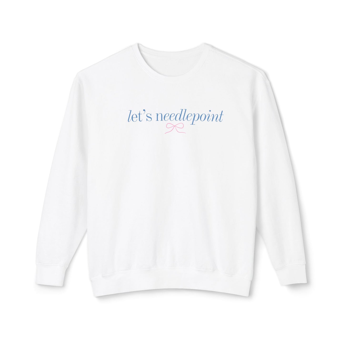 Let's Needlepoint Sweatshirt