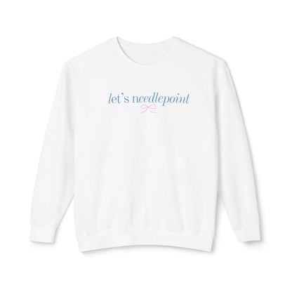 Let's Needlepoint Sweatshirt