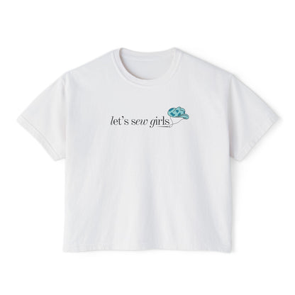 Let's Sew Girls Comfort Colors T Shirt