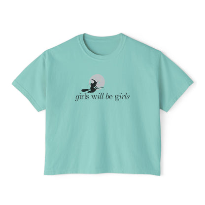 Girls Will Be Girls Witch Comfort Colors Shirt