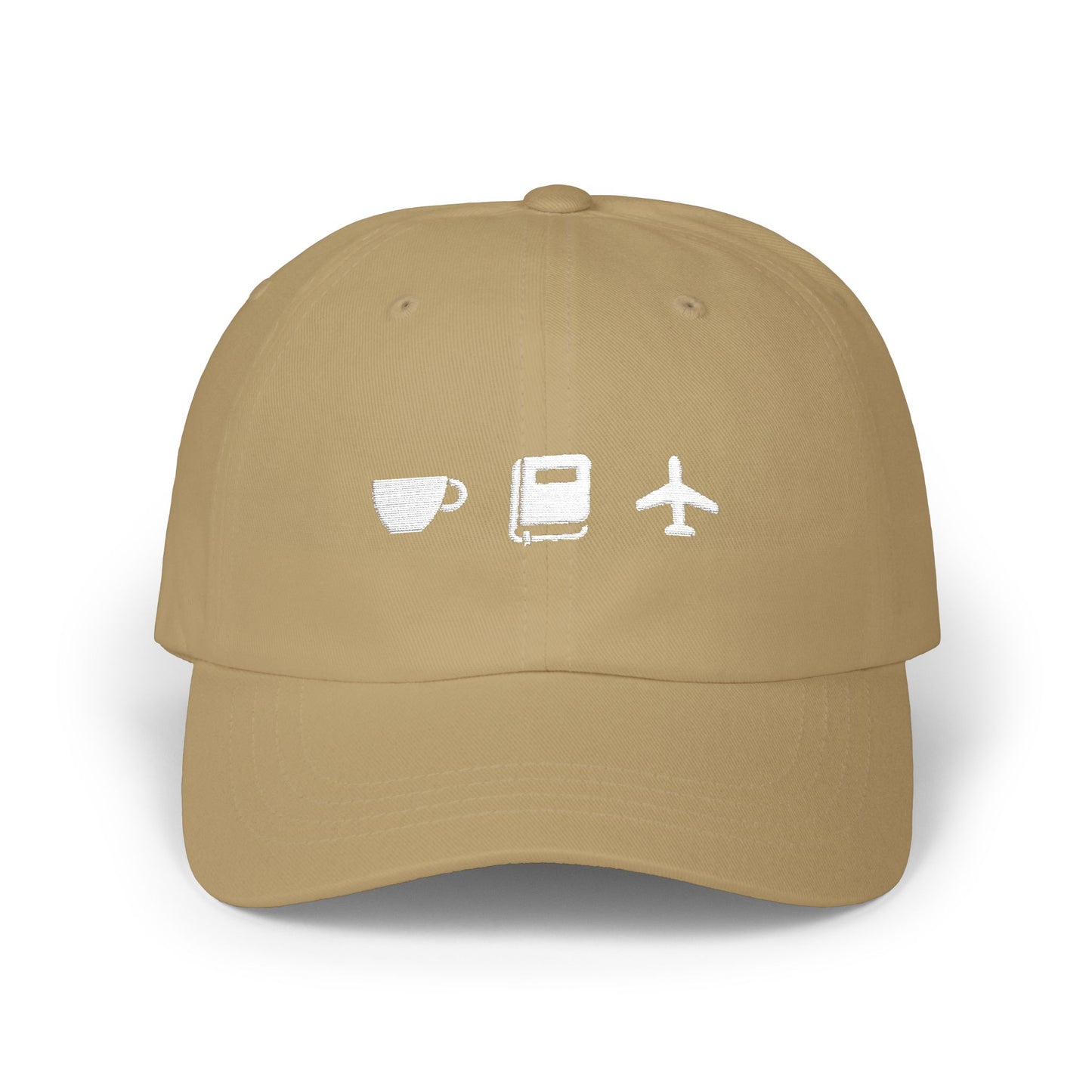 A Few of My Favorite Things Dad Hat | Coffee, Reading, Travel | Embroidery