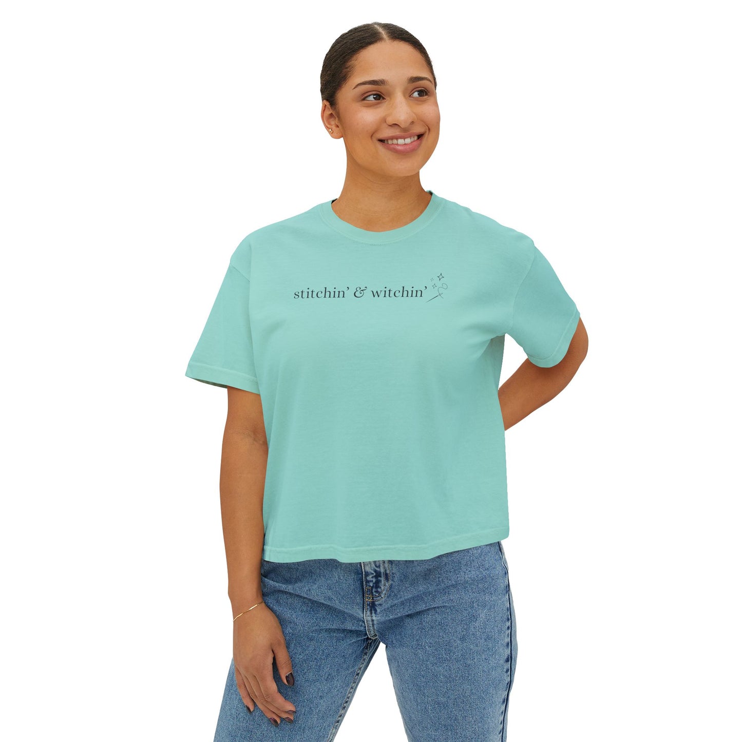 Stitchin' & Witchin' Comfort Colors Shirt