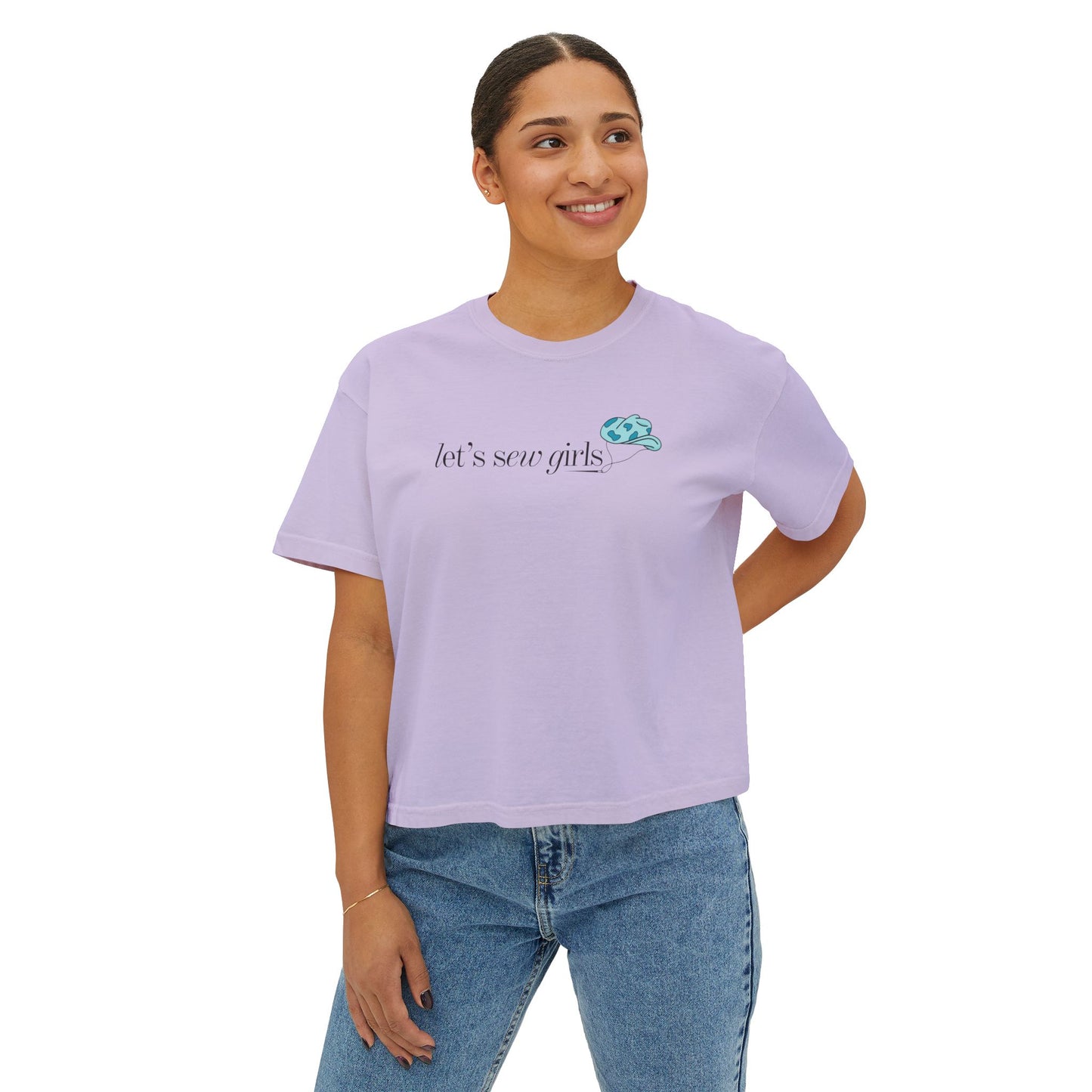 Let's Sew Girls Comfort Colors T Shirt