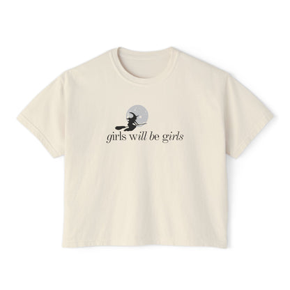 Girls Will Be Girls Witch Comfort Colors Shirt