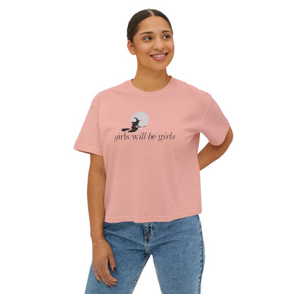 Girls Will Be Girls Witch Comfort Colors Shirt